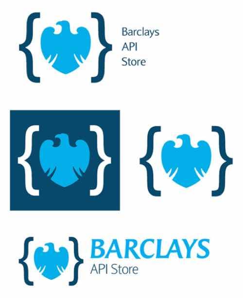 Barclays API store logo concepts