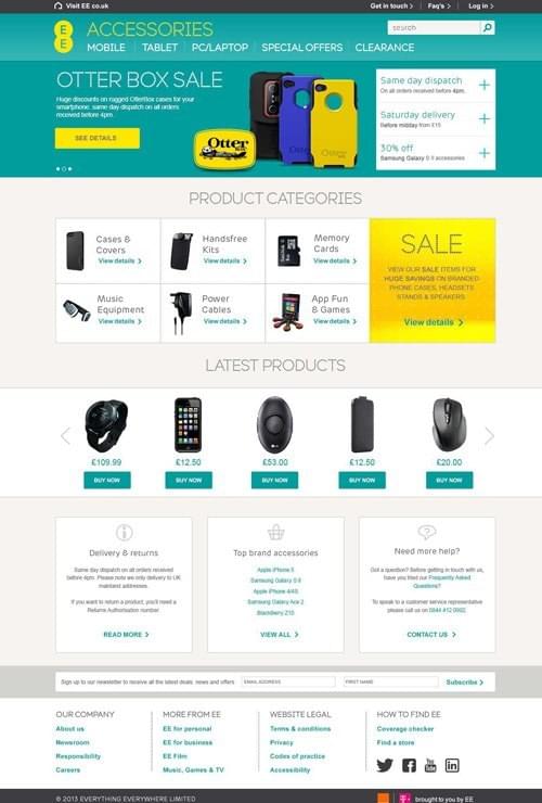 EE home page