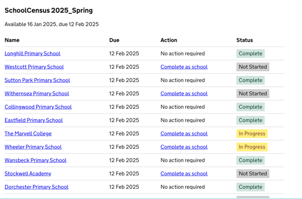 A prototype showing the live status of an application — relevant to the user, and clear on what happens next.